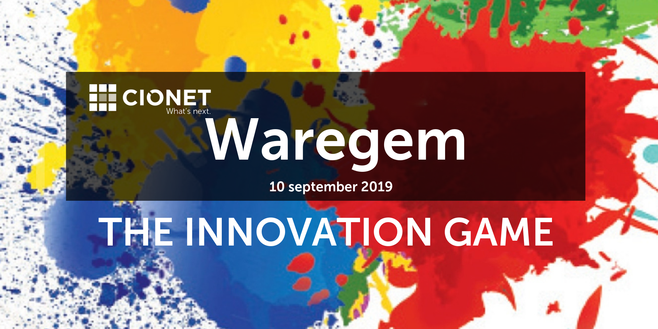 BE20190910 - The Innovation Game - Waregem