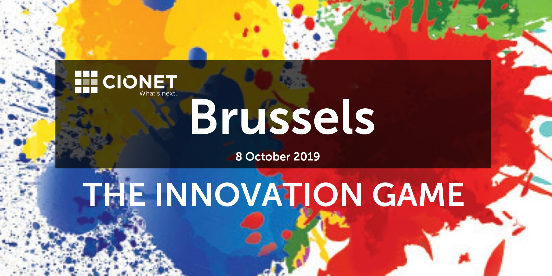 BE20191008 - The Innovation Game - Brussels