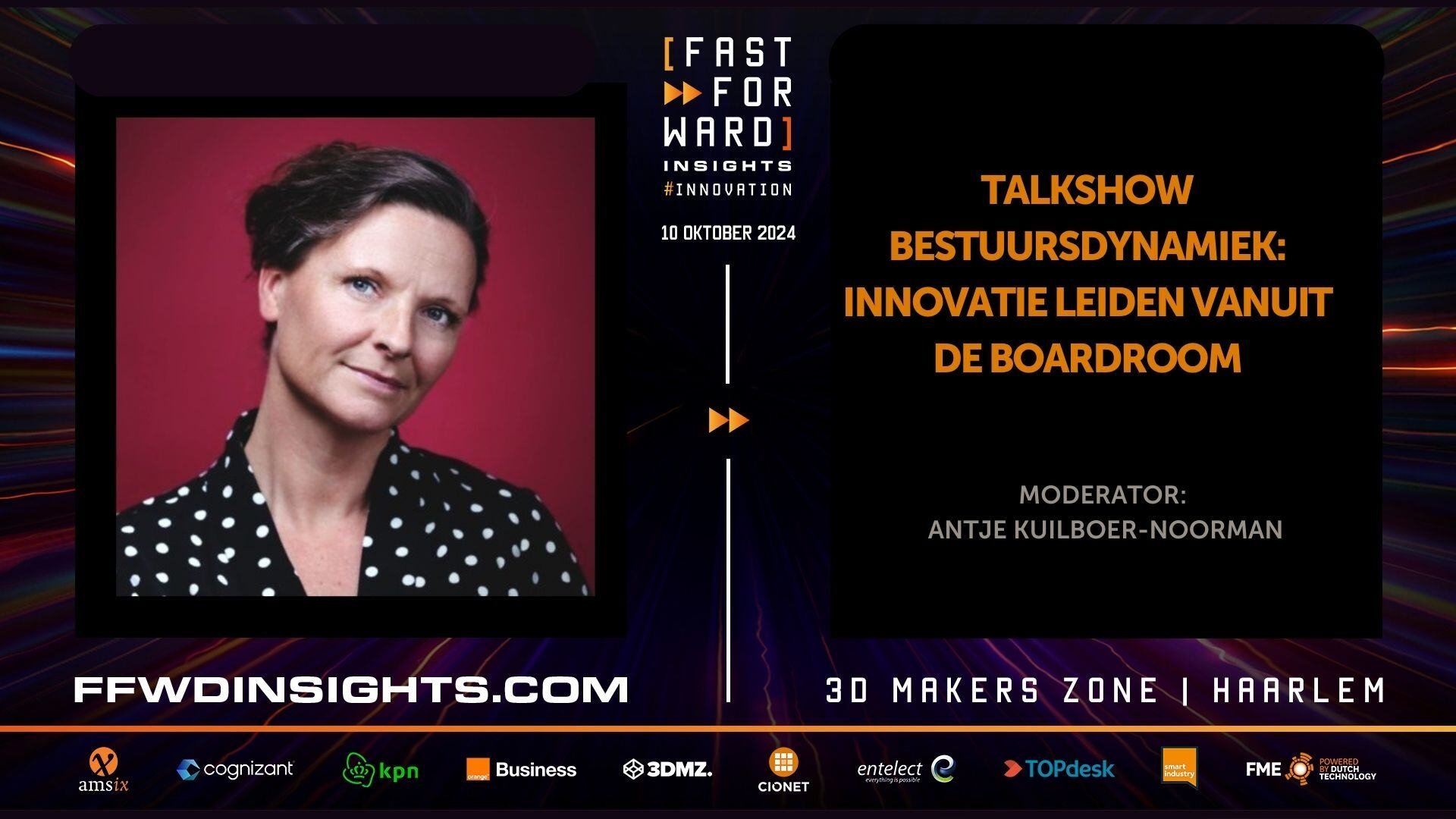 FFWRD Insights Innovation Antje Kuilboer-Noorman Aftermovie Talkshow