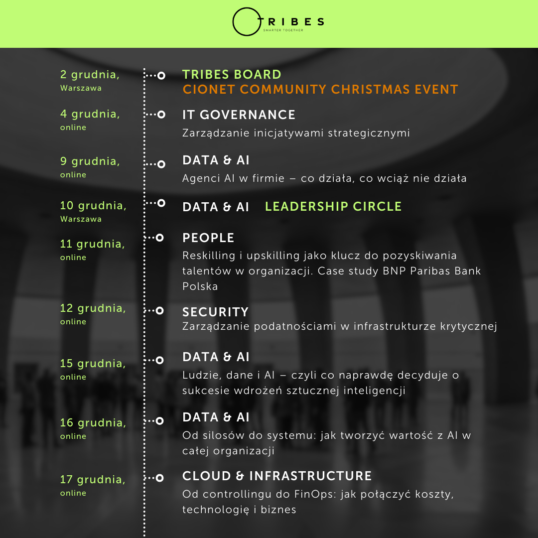 TRIBES kalendarz grudzień