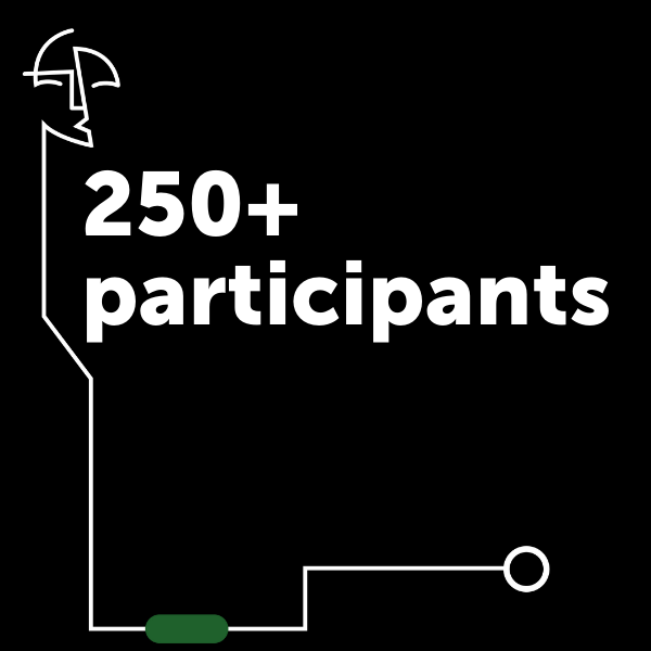 250+ PARTICIPANTS