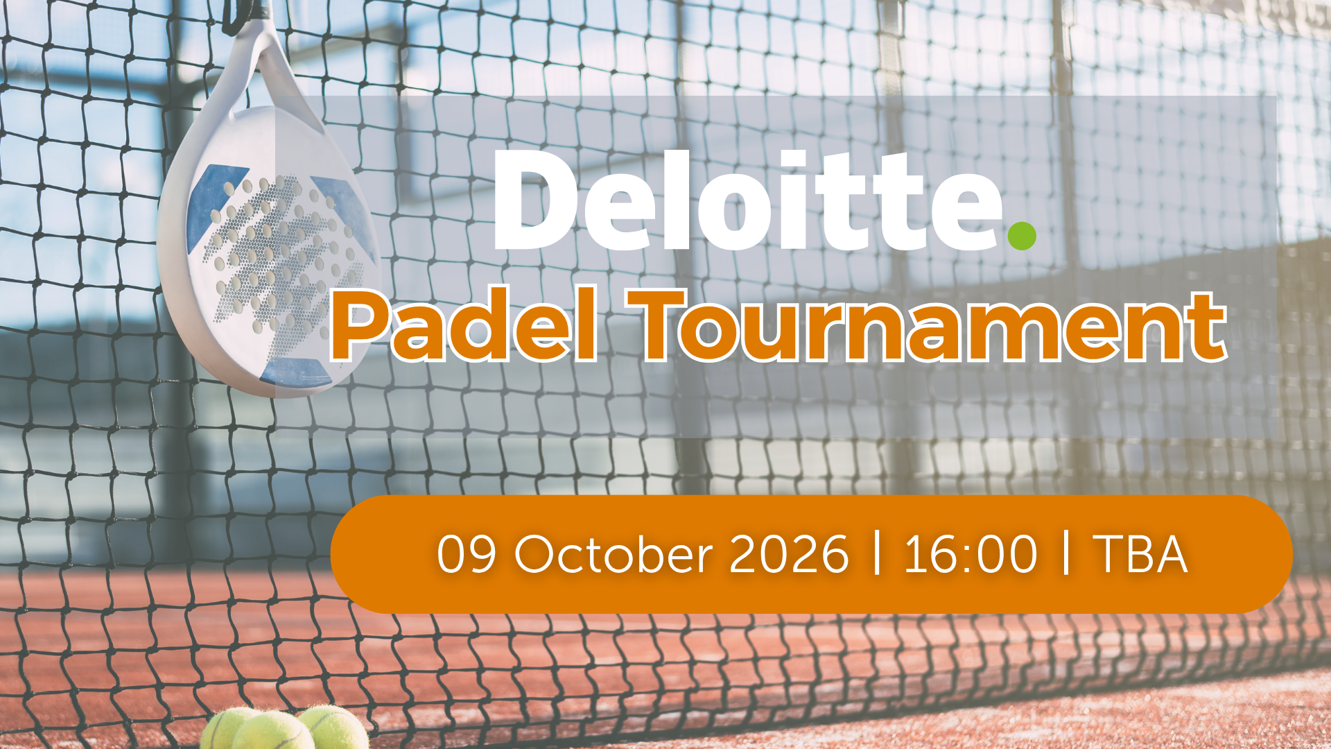 BE20261009_PADEL - Banner