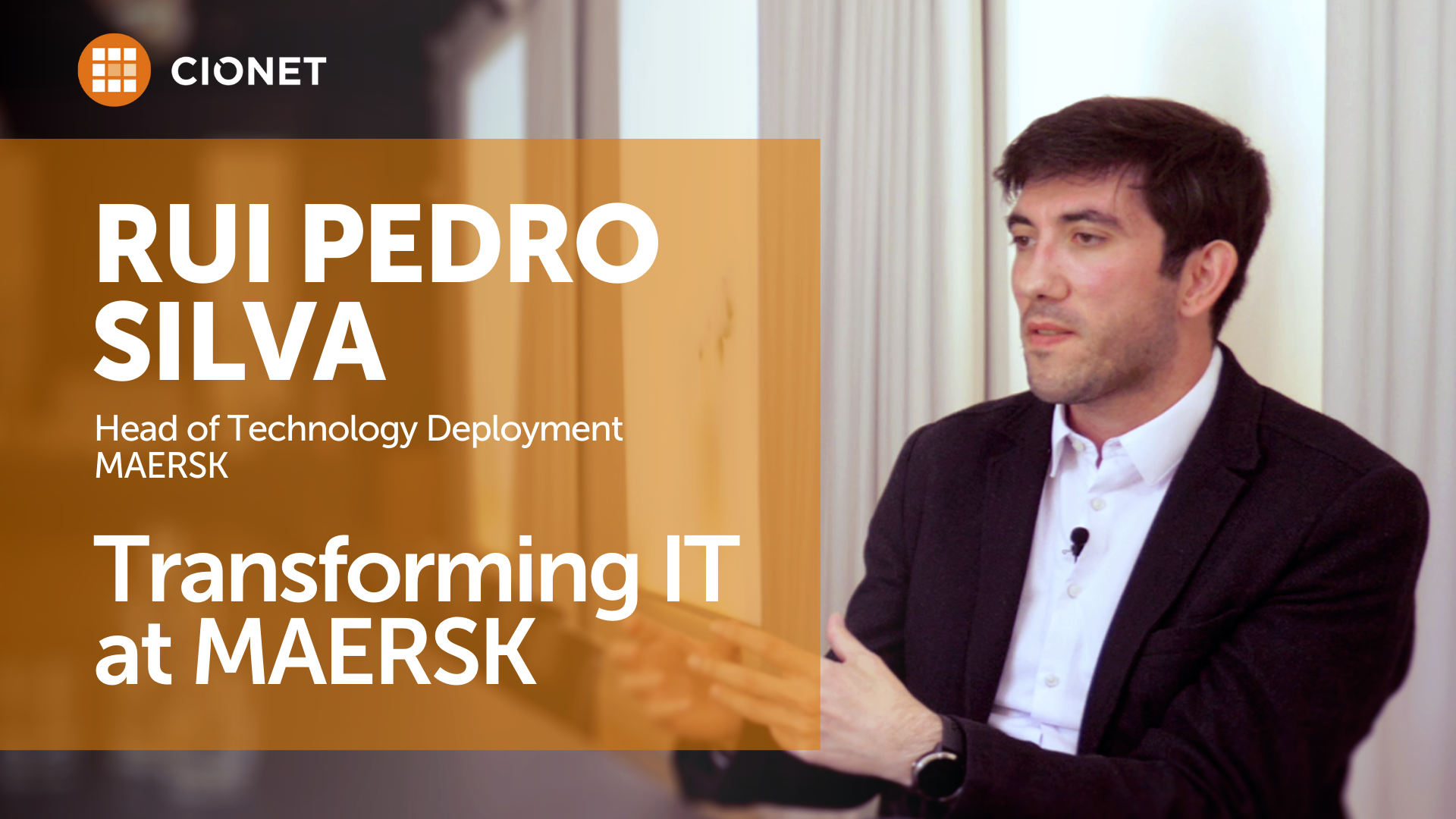 LDD - Rui Pedro Silva - Transforming IT at Maersk