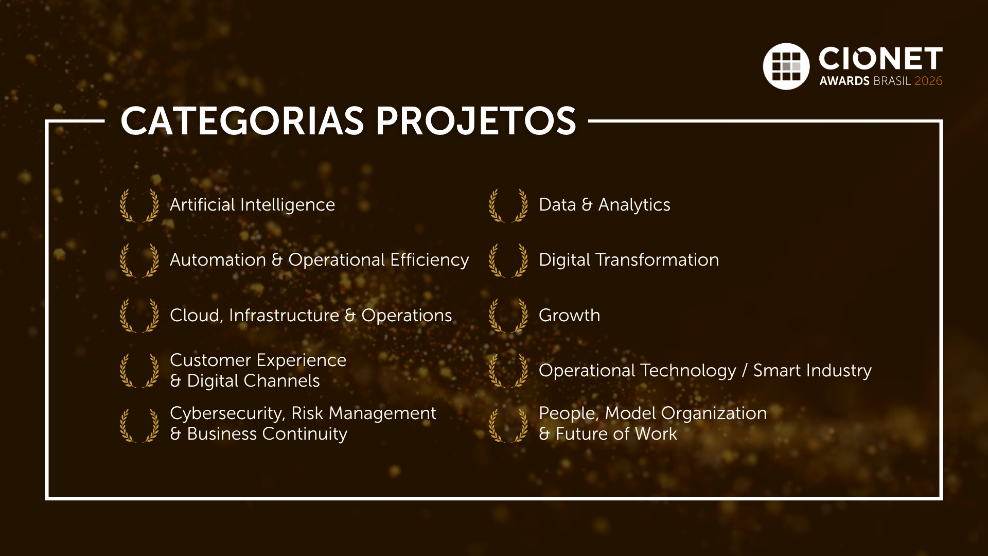 AwardsBR categorias projetos
