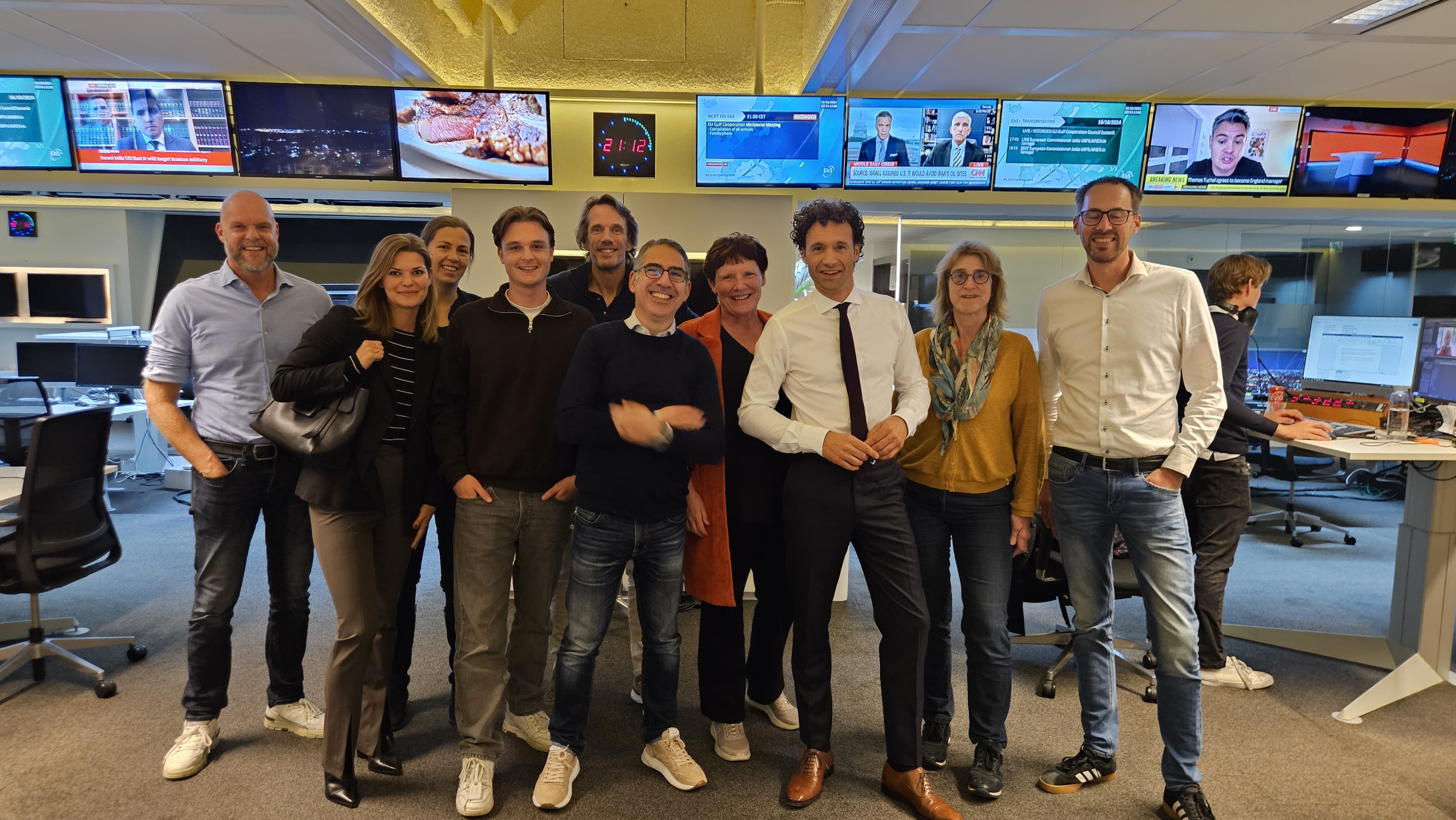 CIONET NL Advisory Board meeting bij RTL Nederland op de RTL Nieuwsredactie 5
