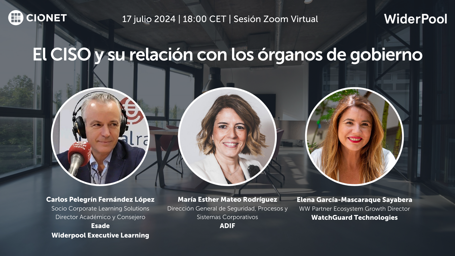ES20240717 El CISO y su relación con los órganos de gobierno