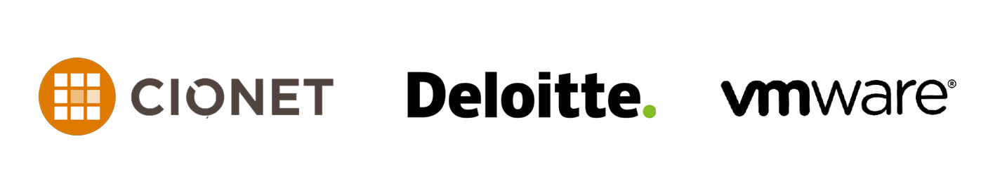 logo CIONET DELOITTE VMWARE