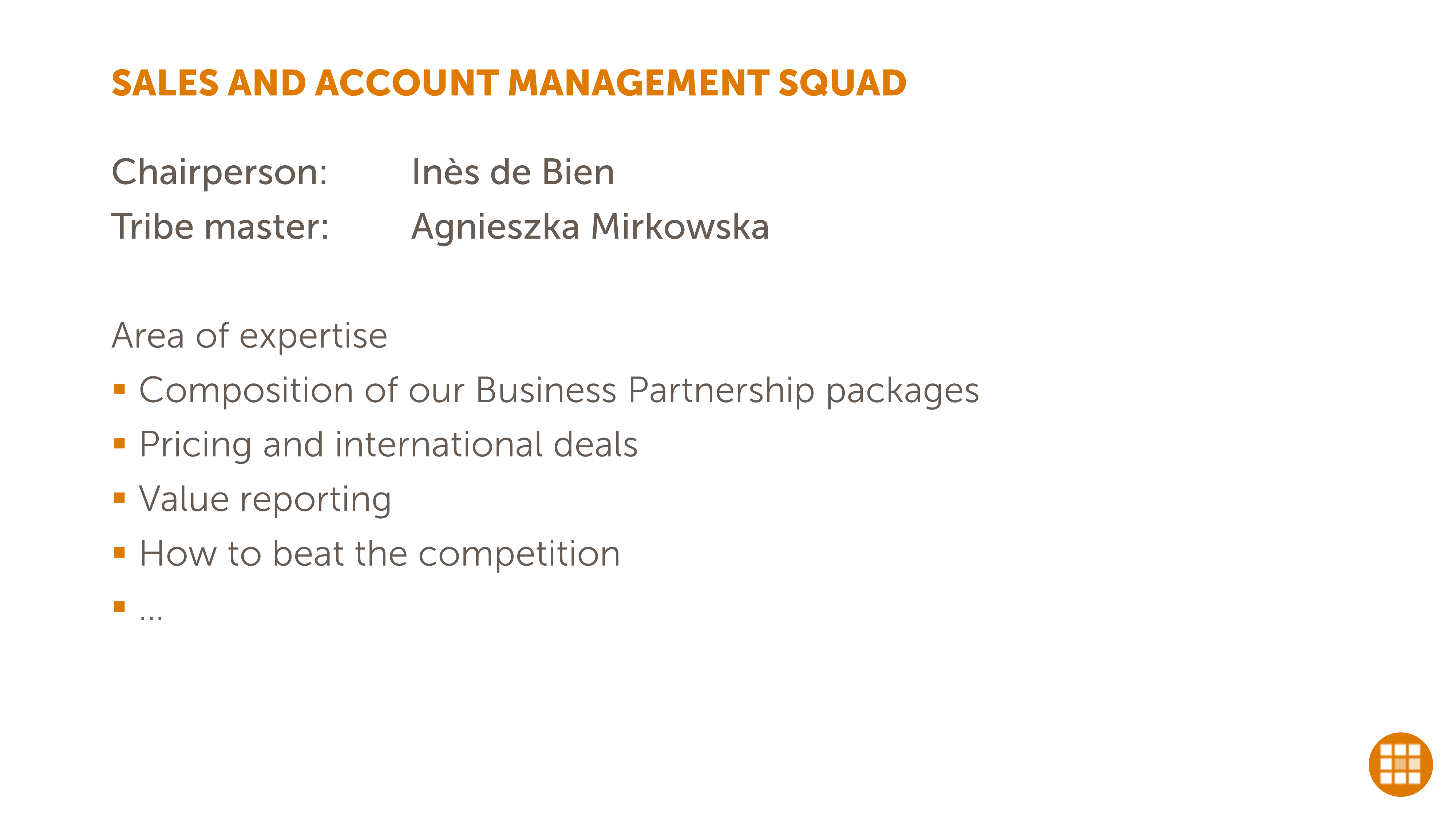sales and account mgmt
